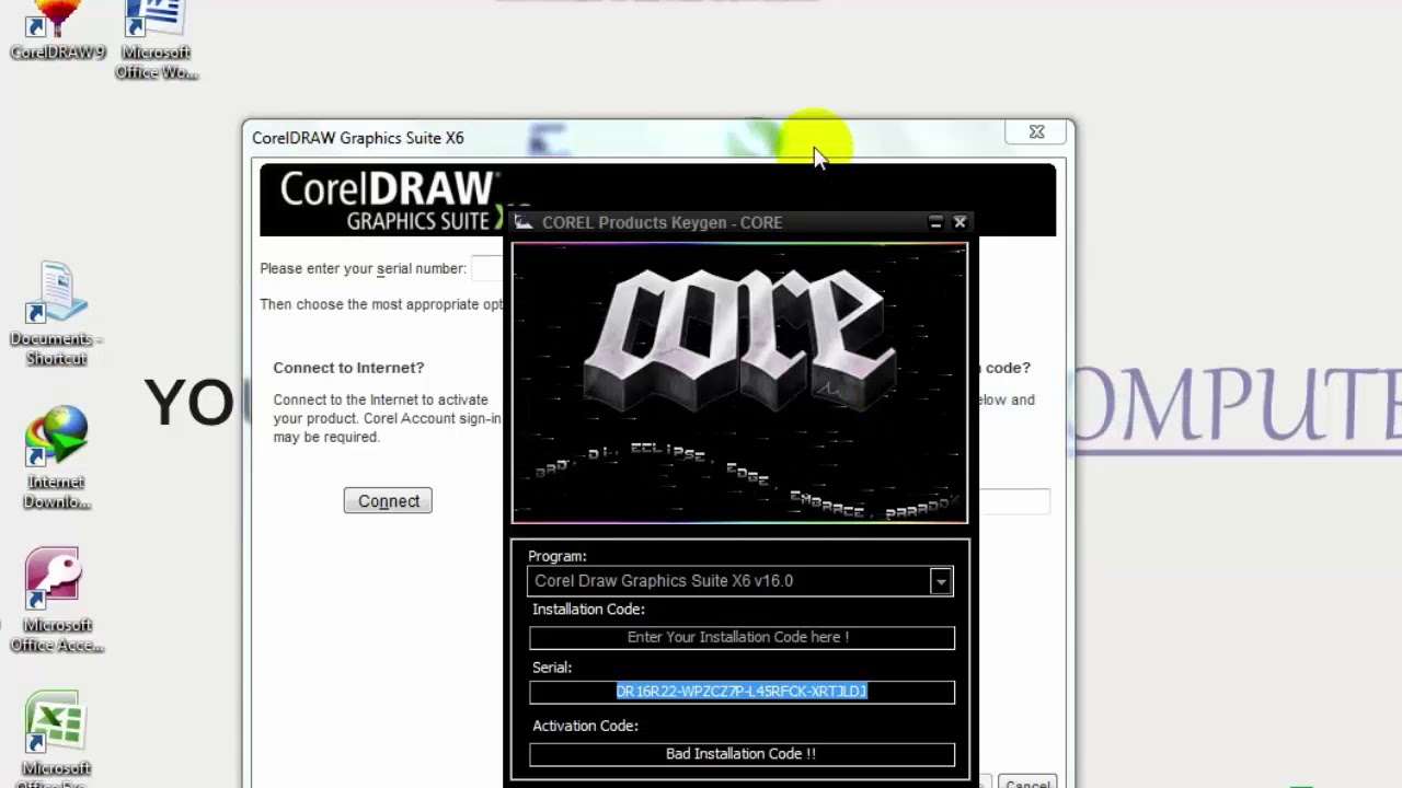 corel draw x6 crack only download